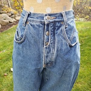 VINTAGE Zena MOM Jeans high button waist 5 tapered